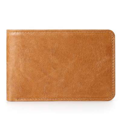 Pu Leather Thin Card Case Holder Slim Handy Wallet Front Pocket