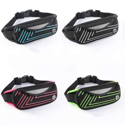 Outdoor Neoprene Waterproof Hiking Cycling Running Belt Waist Bag Sport Fanny Pack With Water Bottle Holder