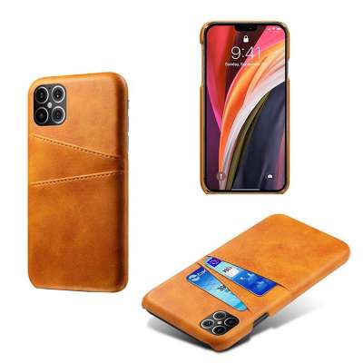 Custom Ultra Thin Shockproof Rigid Hard Back Cover for iphone 12 Leather Protection case