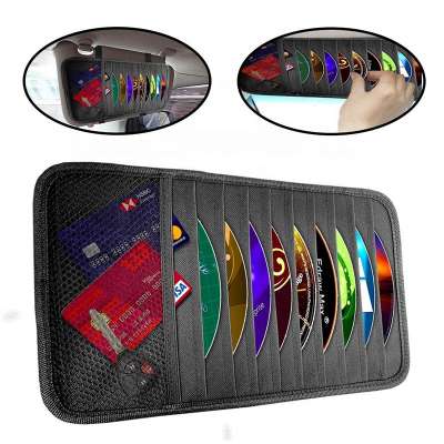 Custom Pouch Bag Card Glasses Pocket Organizer Car Auto Sun Visor Storage Holder Multi-pocket Universal